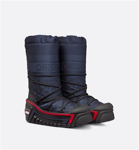 sneeuwbal dior|DiorAlps Snow Boot Deep Blue Mizza Shiny Nylon .